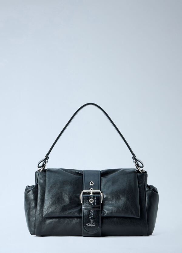 Vivienne Westwood Hazel Treasure XL Shoulder Bag Black vvw0265031